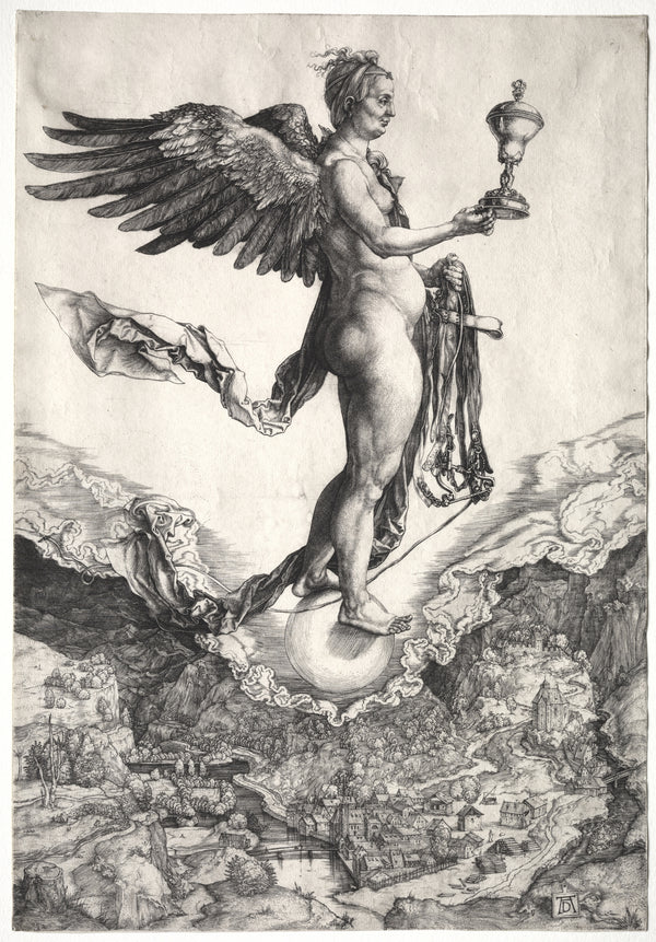 Albrecht Dürer — Nemesis | Engraving Print