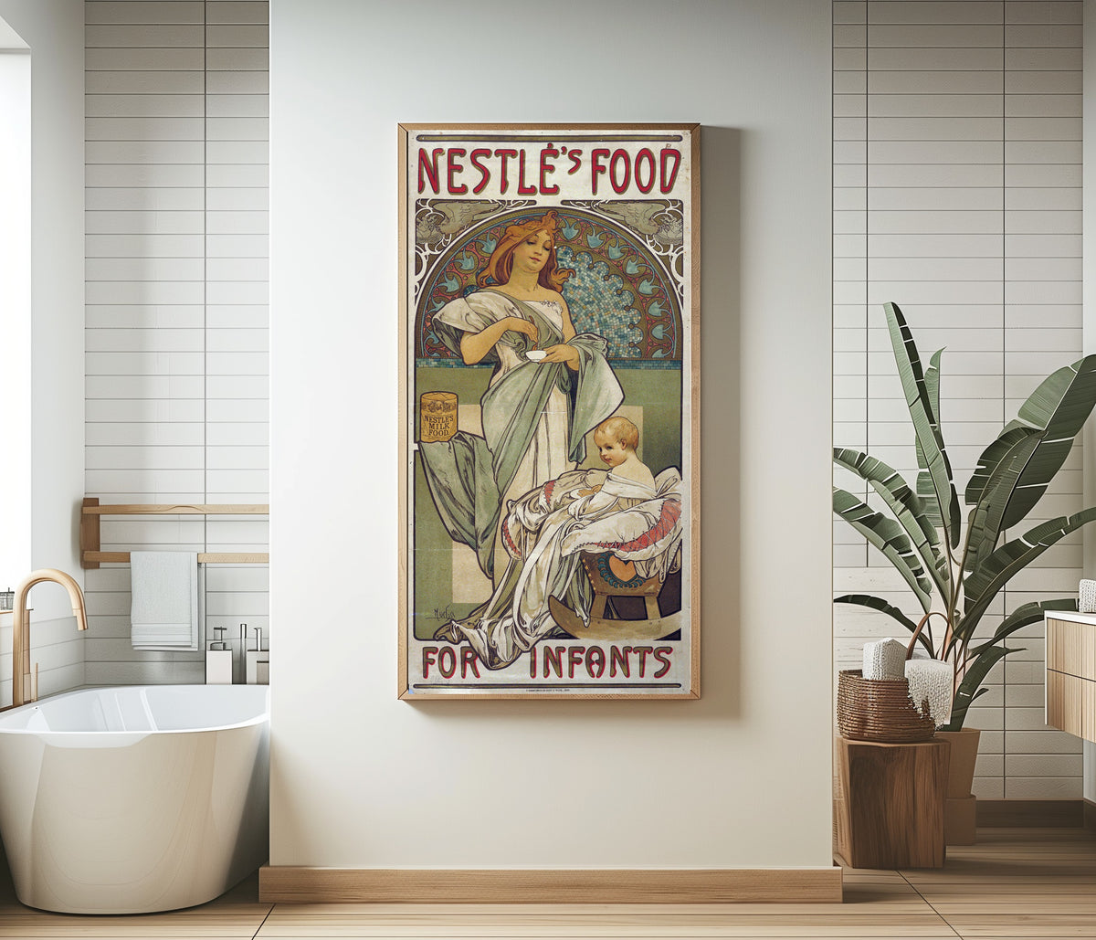 Alphonse Mucha — Nestlé's Food for Infants | Vintage Poster Print