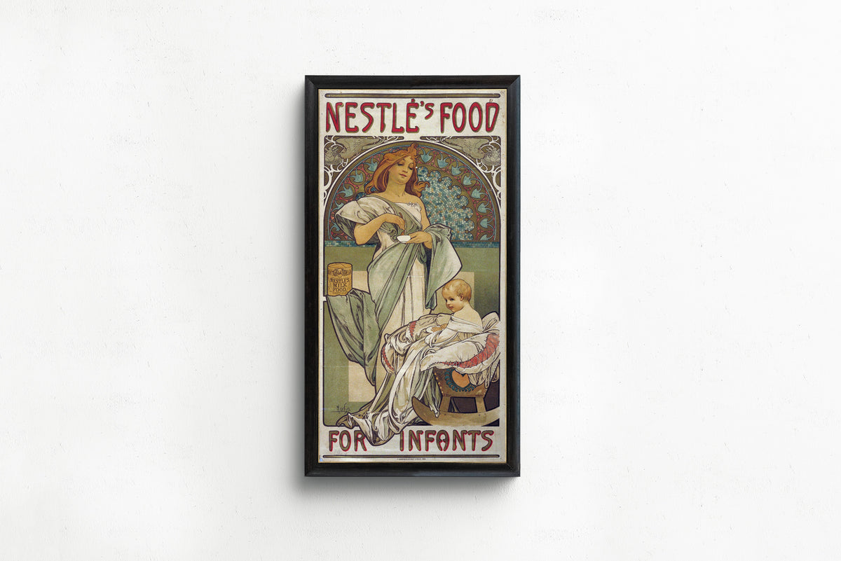 Alphonse Mucha — Nestlé's Food for Infants | Vintage Poster Print