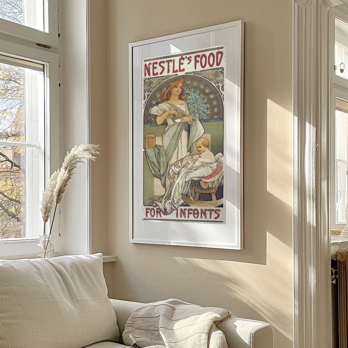 Alphonse Mucha — Nestlé's Food for Infants | Vintage Poster Print