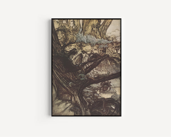 Arthur Rackham — Never Harm, nor Spell, nor Charm | Shakespeare Illustration Print