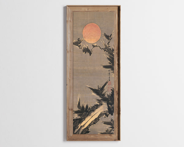 Itō Jakuchū — New Year's Sun and Old Pine Tree | Japanese Ink Painting Art Print