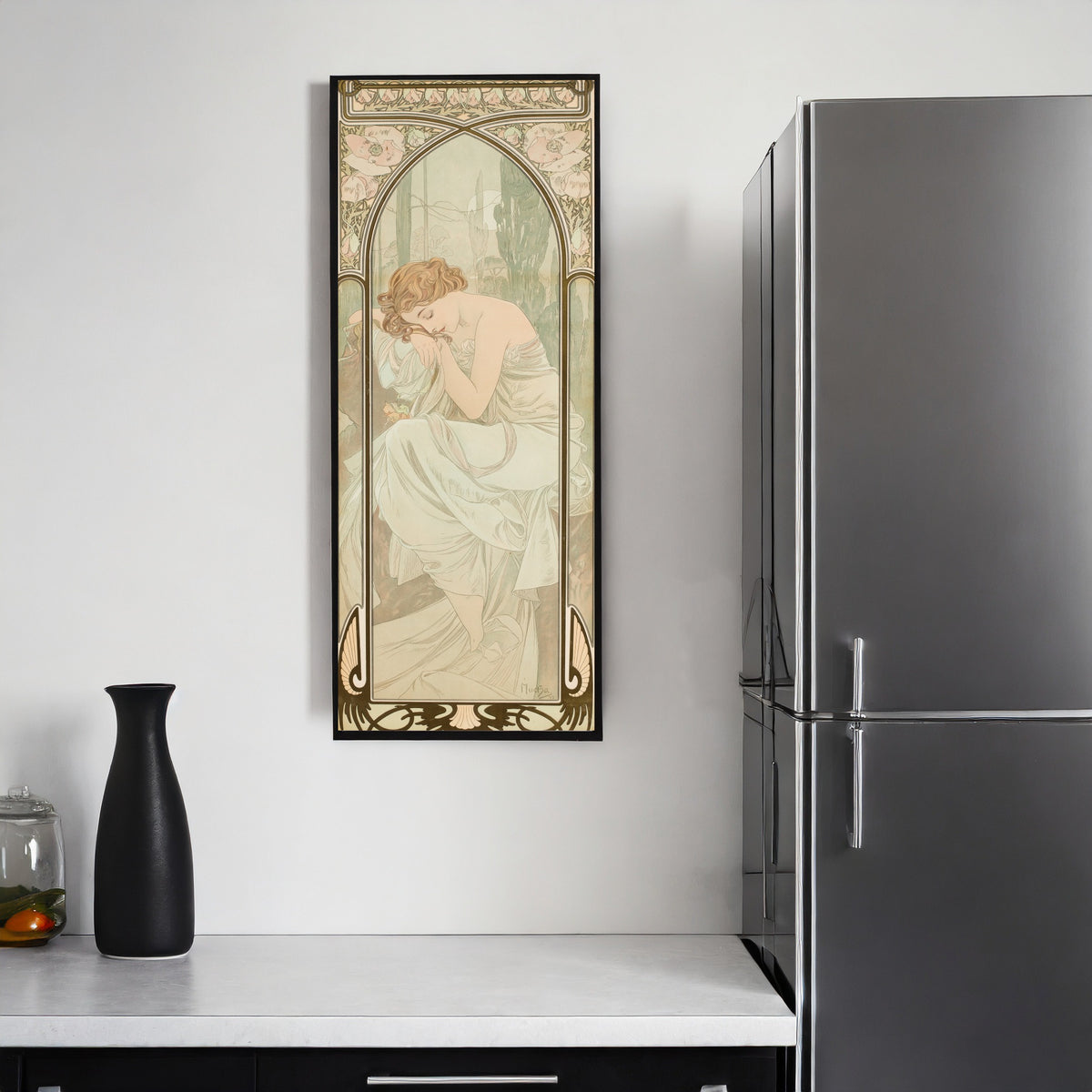 Alphonse Mucha — The Times of the Day: Night's Rest | Art Nouveau Print
