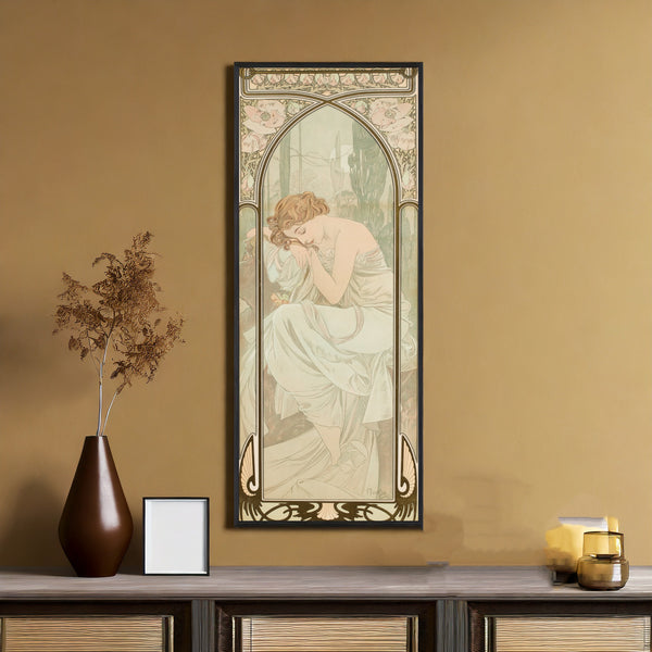 Alphonse Mucha — The Times of the Day: Night's Rest | Art Nouveau Print