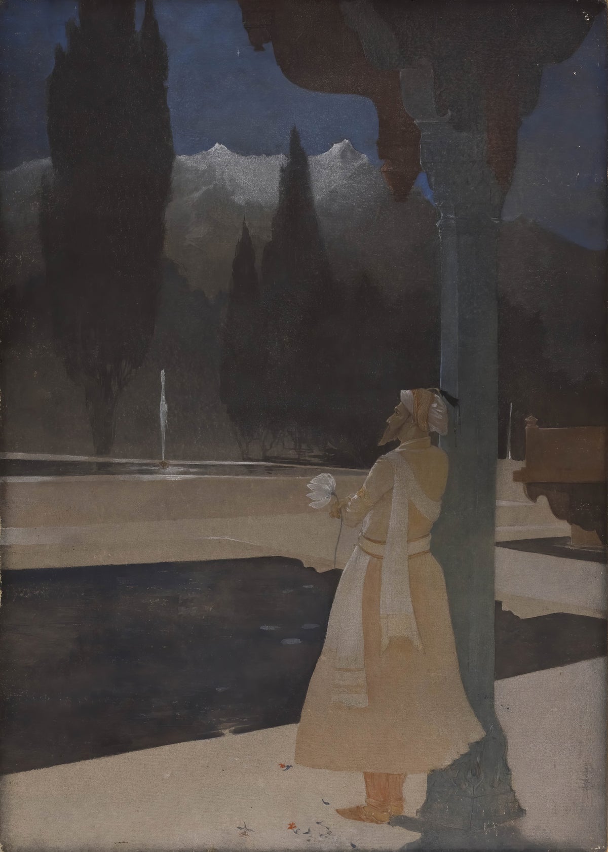 Abanindranath Tagore — Night at the Shalimar | Fine Art Print