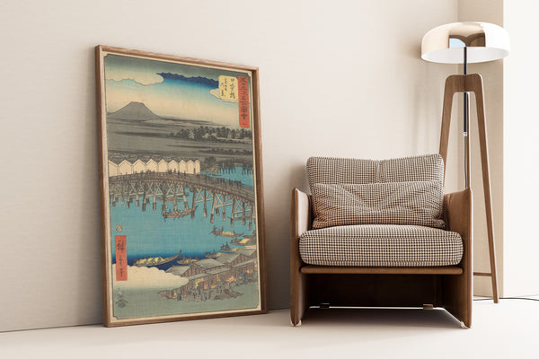 Utagawa Hiroshige — Famous Sights of the Fifty-three Stations: Nihonbashi | Japanese Woodblock Print (Ukiyo-e)
