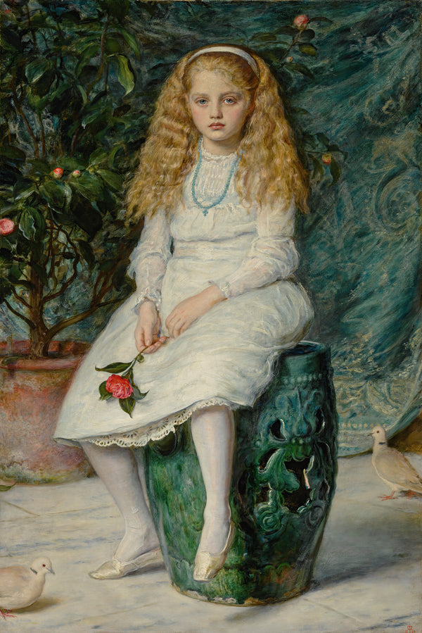 John Everett Millais — Nina, Daughter of Frederick Lehmann, Esq. | Pre-Raphaelite Art Print