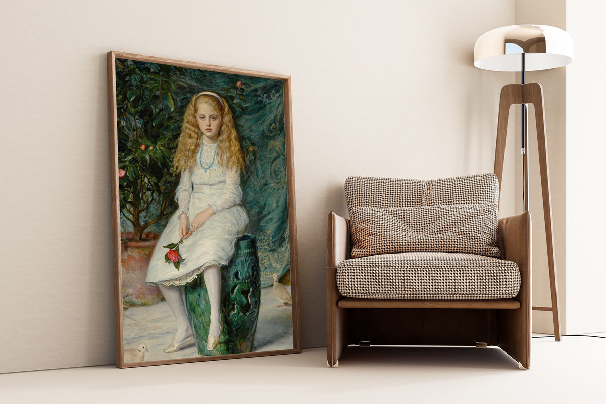 John Everett Millais — Nina, Daughter of Frederick Lehmann, Esq. | Pre-Raphaelite Art Print
