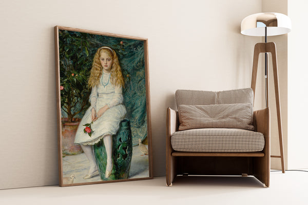 John Everett Millais — Nina, Daughter of Frederick Lehmann, Esq. | Pre-Raphaelite Art Print
