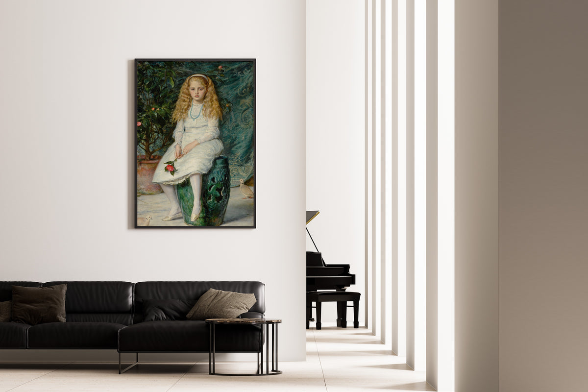 John Everett Millais — Nina, Daughter of Frederick Lehmann, Esq. | Pre-Raphaelite Art Print