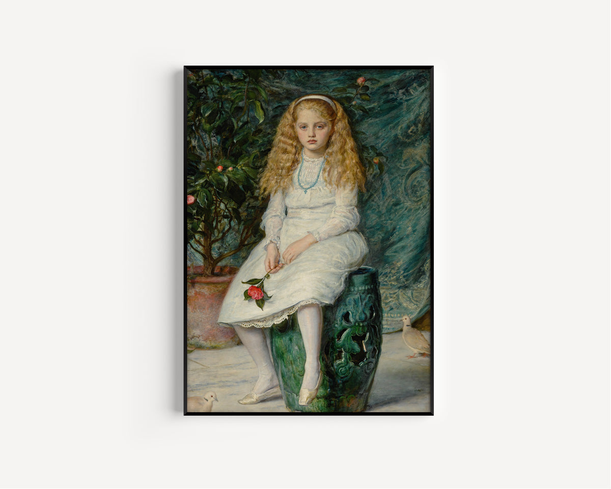 John Everett Millais — Nina, Daughter of Frederick Lehmann, Esq. | Pre-Raphaelite Art Print