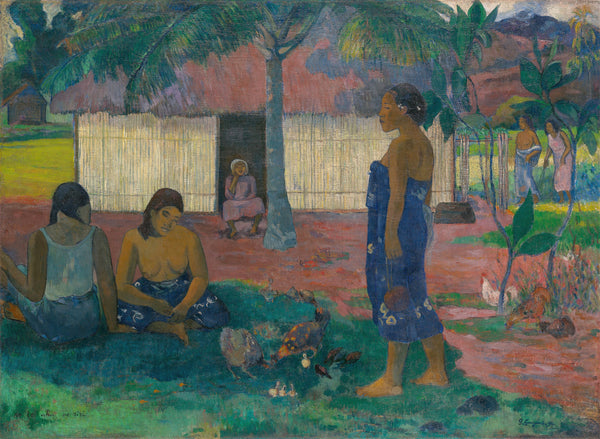 Paul Gauguin — No te aha oe riri (Why Are You Angry?) | Fine Art Print