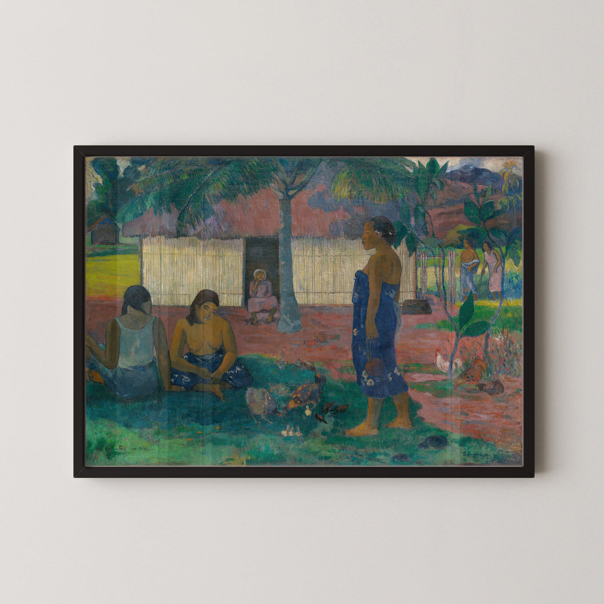 Paul Gauguin — No te aha oe riri (Why Are You Angry?) | Fine Art Print