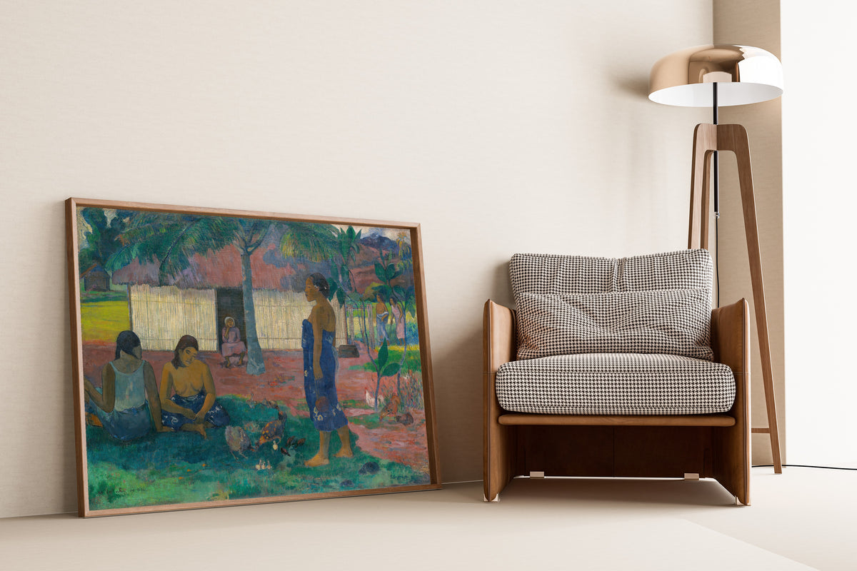 Paul Gauguin — No te aha oe riri (Why Are You Angry?) | Fine Art Print