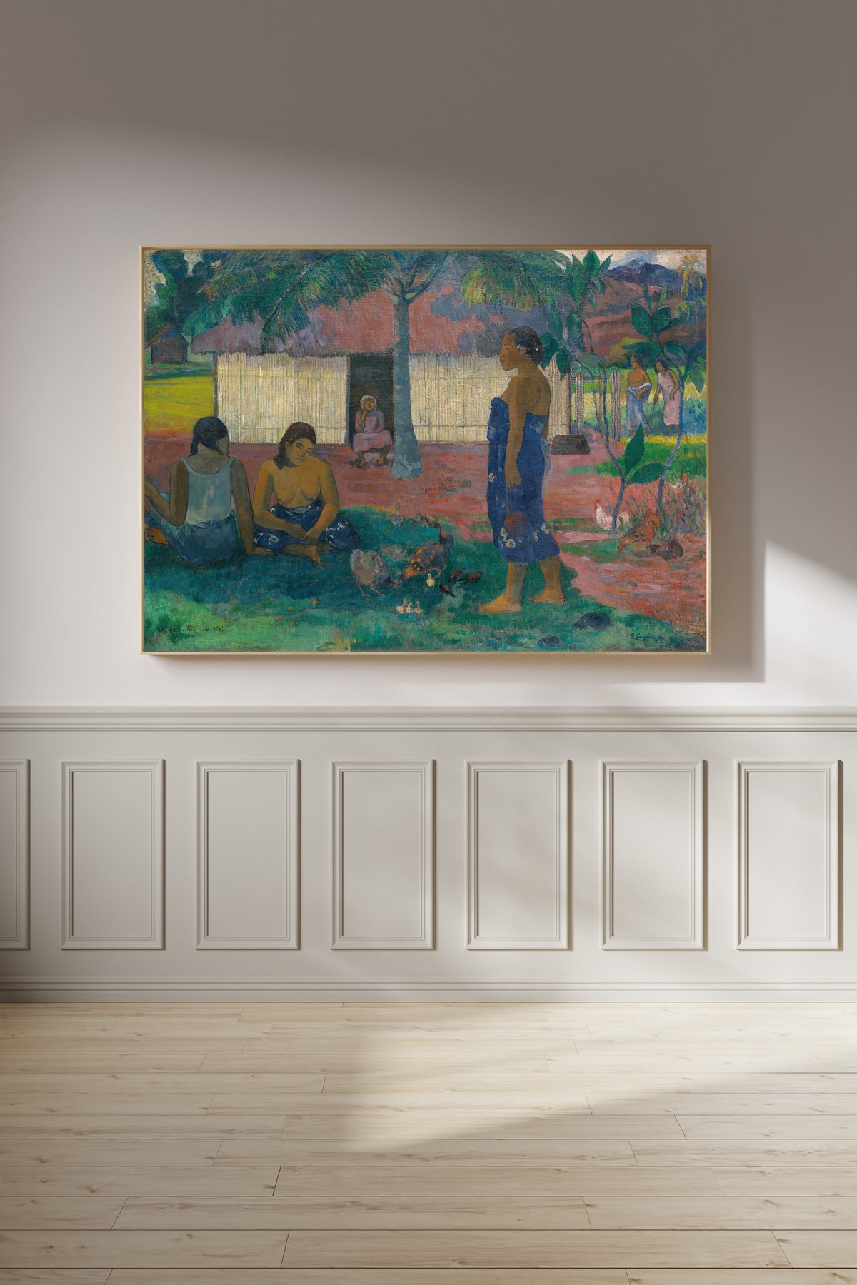 Paul Gauguin — No te aha oe riri (Why Are You Angry?) | Fine Art Print