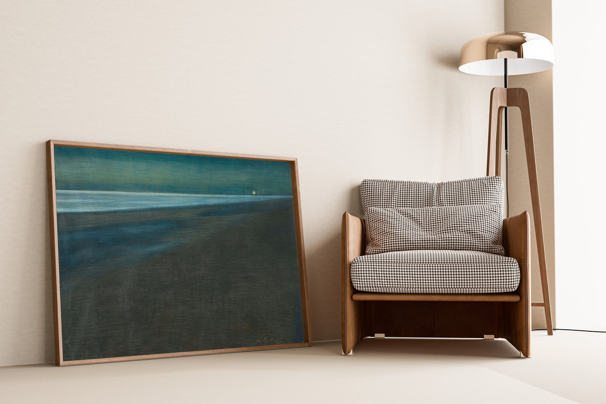 Léon Spilliaert — Nocturnal Beach View | Symbolist Seascape Print