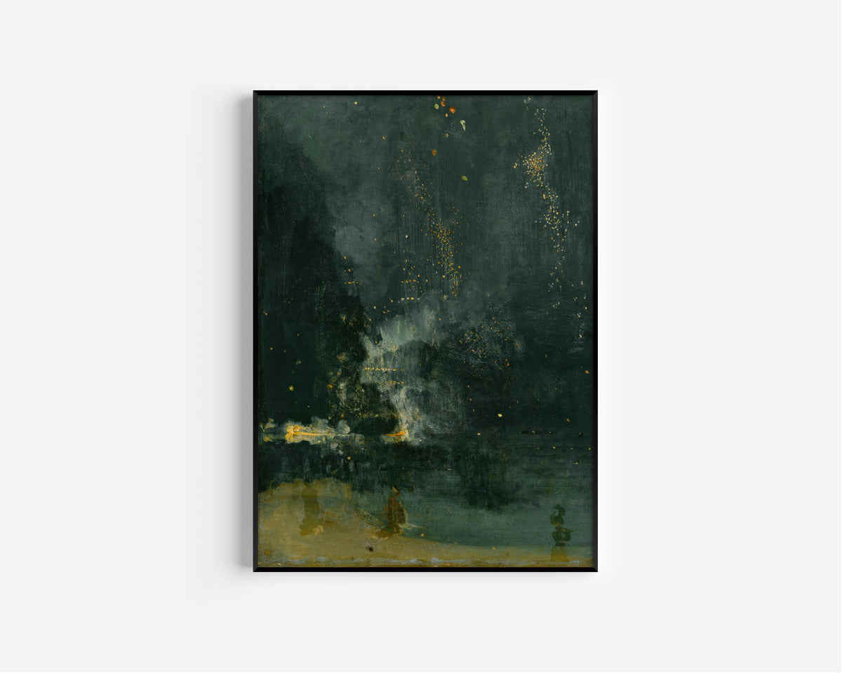 James McNeill Whistler — Nocturne in Black and Gold - The Falling Rocket | Fine Art Print