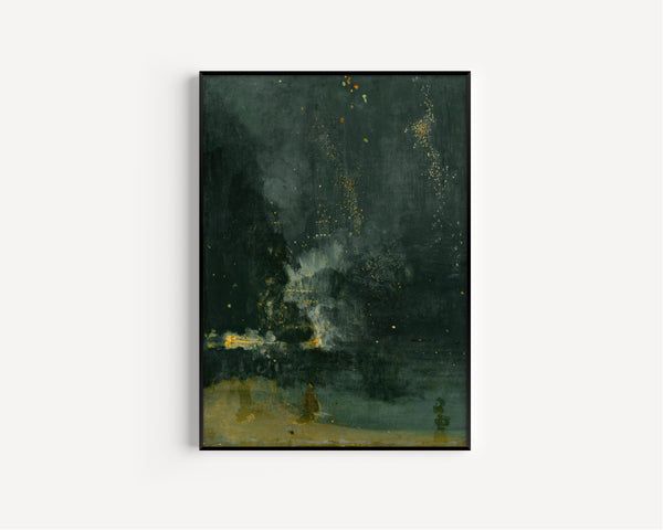 James McNeill Whistler — Nocturne in Black and Gold - The Falling Rocket | Fine Art Print