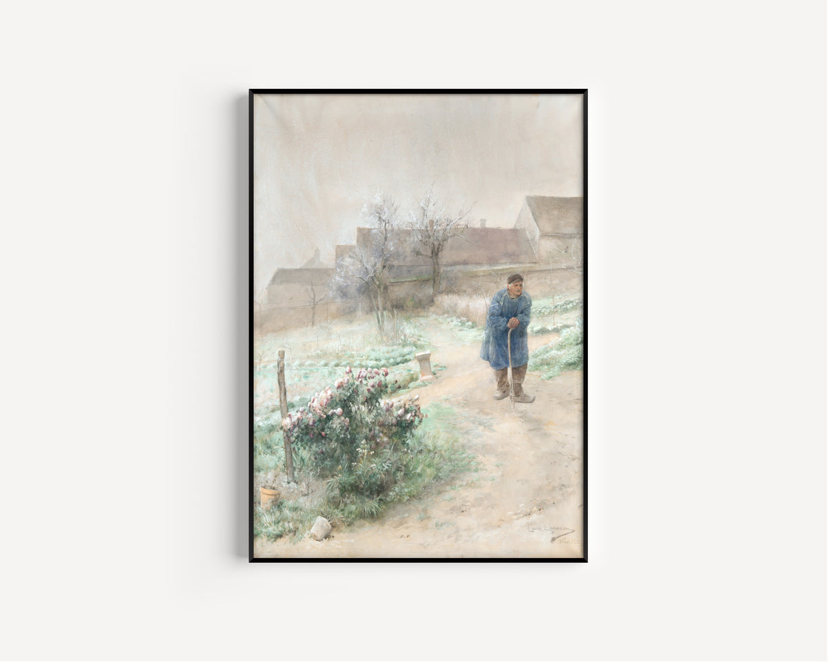 Carl Larsson — November | Swedish Watercolour Print