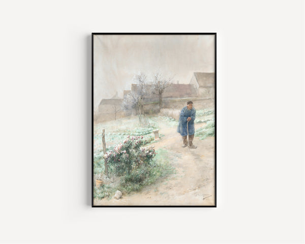 Carl Larsson — November | Swedish Watercolour Print