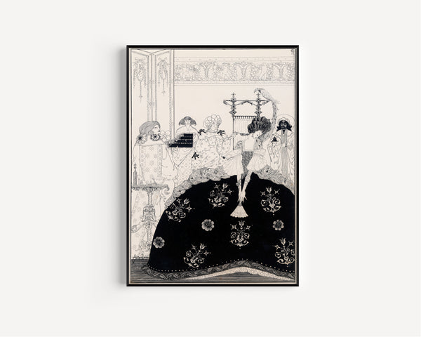 Harry Clarke — Now Awful Beauty Puts on All Its Arms | Pen and Ink Illustration Print