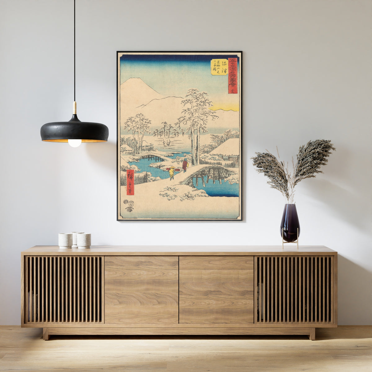 Utagawa Hiroshige — Famous Sights of the Fifty-three Stations: Numazu | Japanese Woodblock Print (Ukiyo-e)