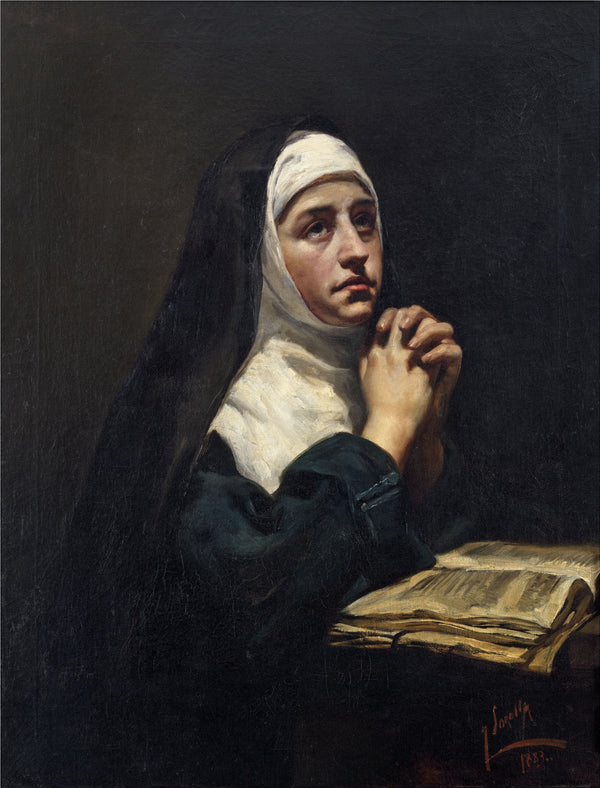 Joaquín Sorolla — Nun in Prayer | Fine Art Print