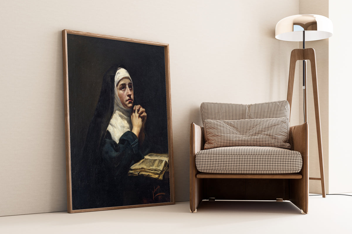 Joaquín Sorolla — Nun in Prayer | Fine Art Print