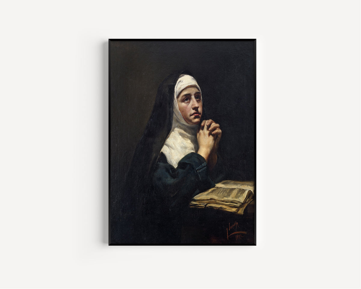 Joaquín Sorolla — Nun in Prayer | Fine Art Print