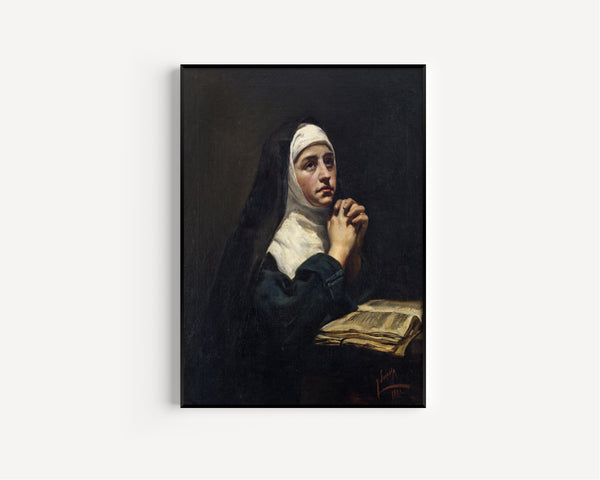 Joaquín Sorolla — Nun in Prayer | Fine Art Print