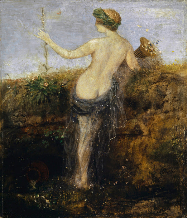 Arnold Böcklin — Nymph with Horn of Plenty | Symbolist Art Print