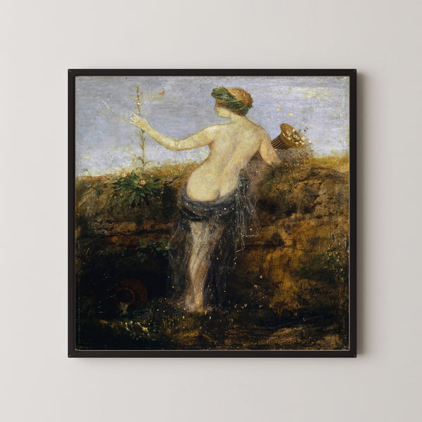 Arnold Böcklin — Nymph with Horn of Plenty | Symbolist Art Print