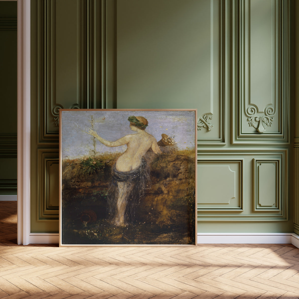 Arnold Böcklin — Nymph with Horn of Plenty | Symbolist Art Print