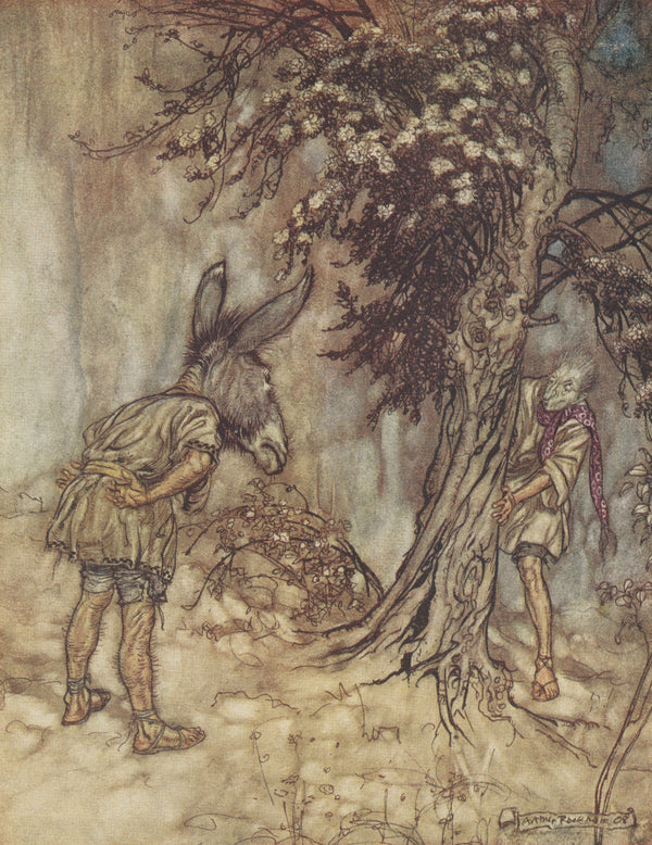 Arthur Rackham — O Bottom, Thou Art Changed! | Shakespeare Illustration Print