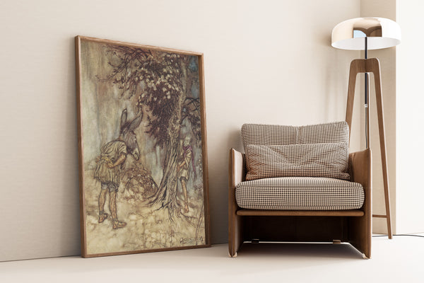 Arthur Rackham — O Bottom, Thou Art Changed! | Shakespeare Illustration Print