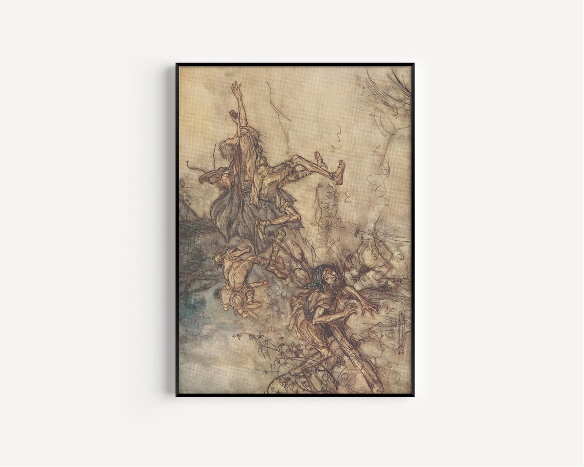 Arthur Rackham — O Monstrous! O Strange! We Are Haunted | Shakespeare Illustration Print