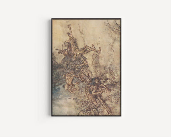 Arthur Rackham — O Monstrous! O Strange! We Are Haunted | Shakespeare Illustration Print