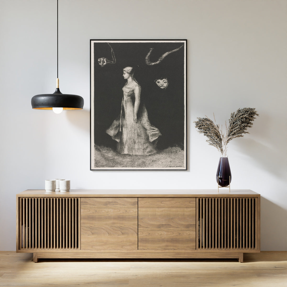 Odilon Redon — Obsession | Symbolist Art Print