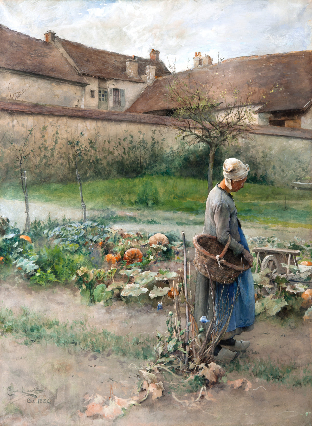 Carl Larsson — October | Swedish Watercolour Print