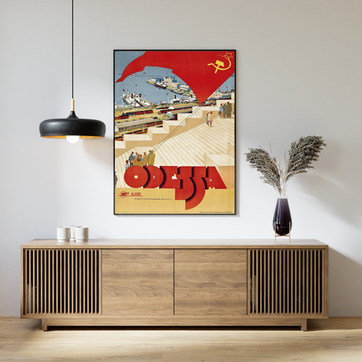 Odessa | Vintage Soviet Travel Poster Print