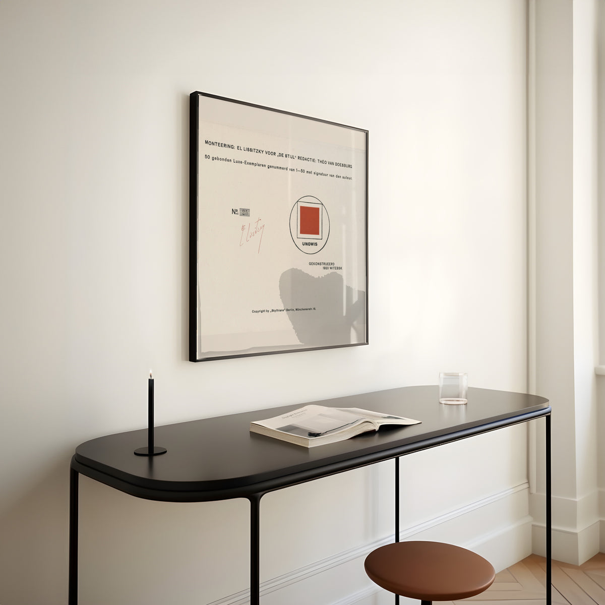 El Lissitzky — Of Two Squares: Colophon | Suprematist Art Print