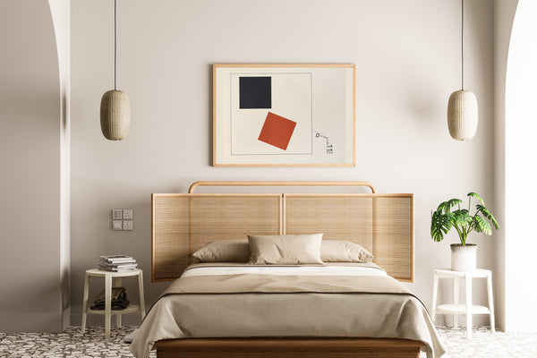 El Lissitzky — Of Two Squares: Construction 1 (Here Are Two Squares) | Suprematist Art Print