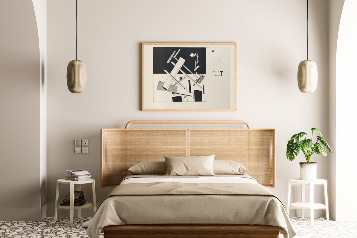 El Lissitzky — Of Two Squares: Construction 3 (...and See: Black, Turmoil, and...) | Suprematist Art Print