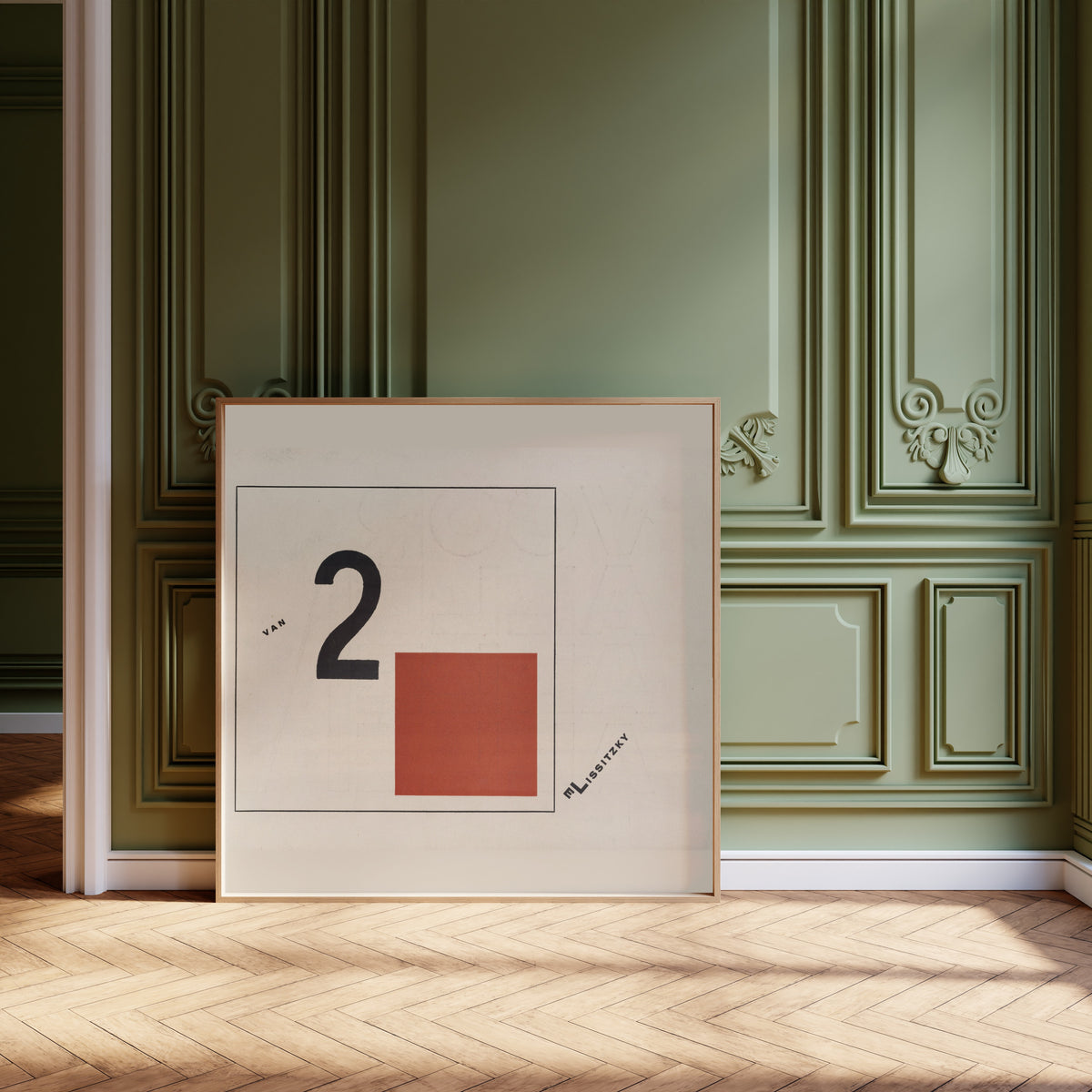 El Lissitzky — Of Two Squares: Cover | Suprematist Art Print