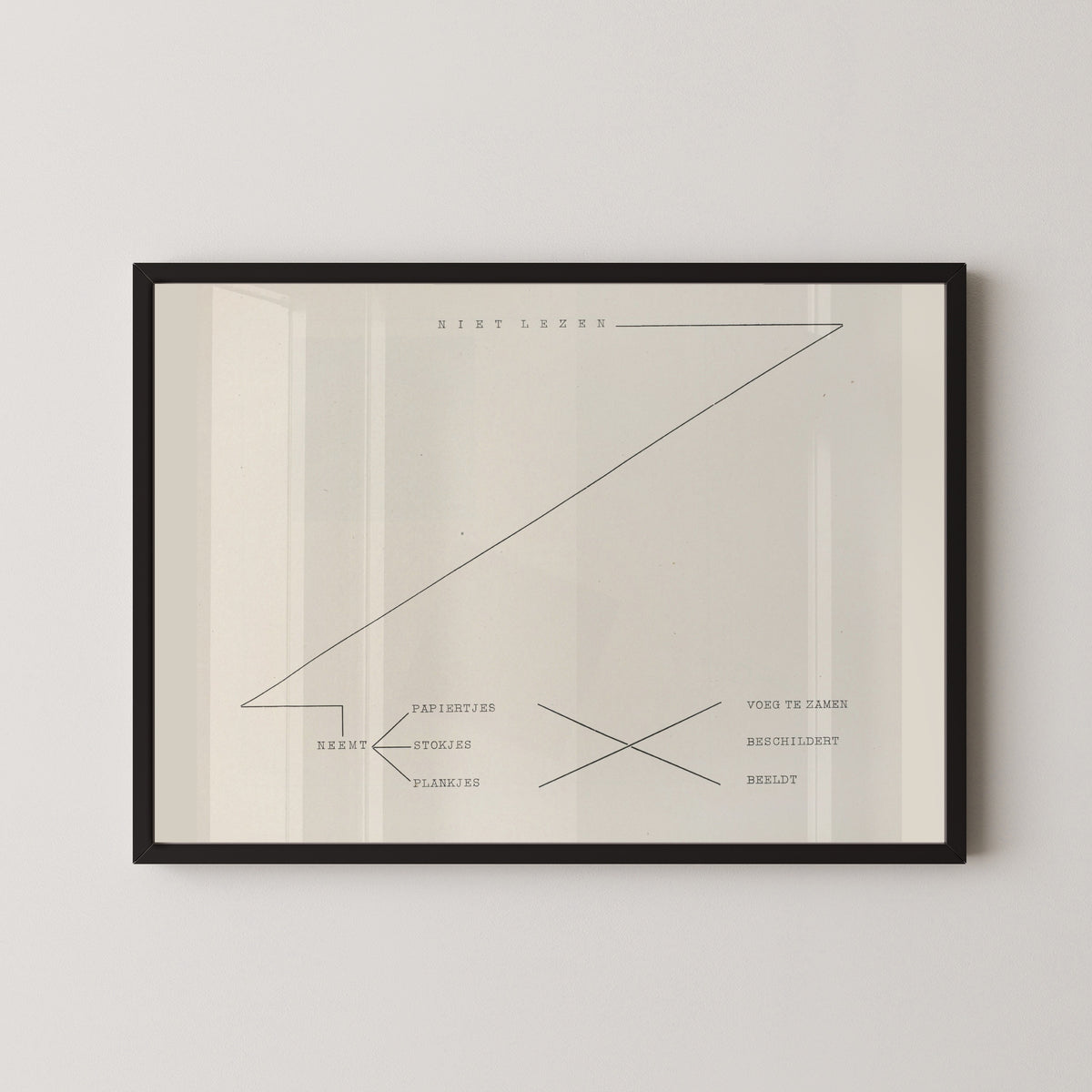 El Lissitzky — Of Two Squares: Do Not Read | Suprematist Art Print
