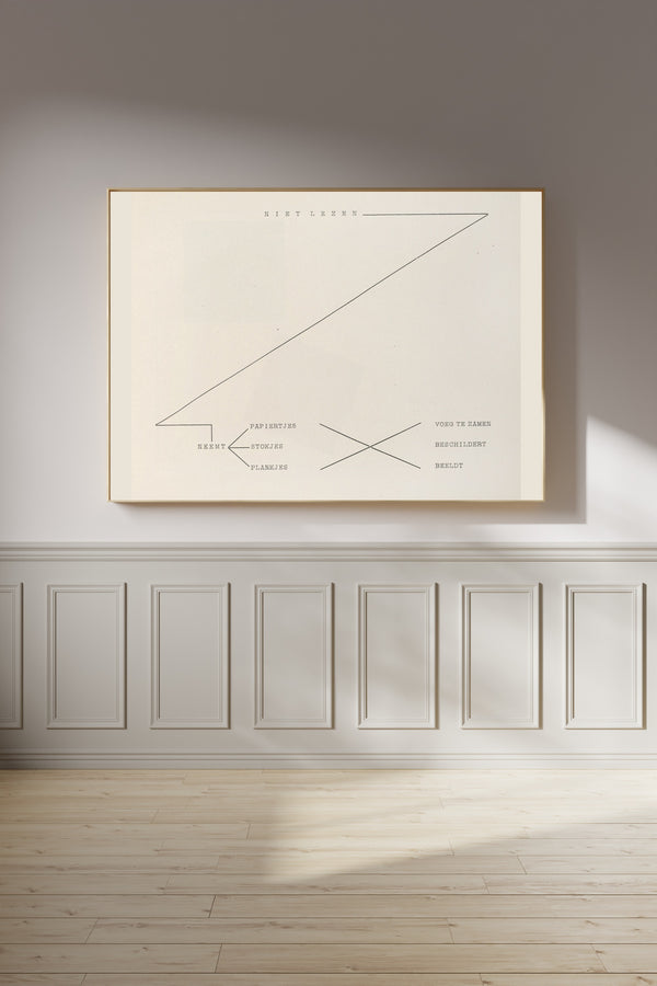 El Lissitzky — Of Two Squares: Do Not Read | Suprematist Art Print