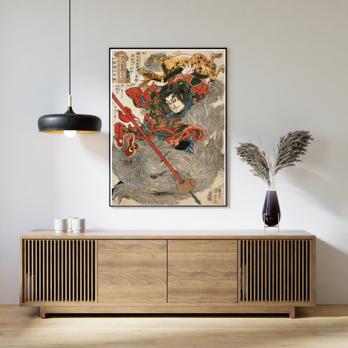Utagawa Kuniyoshi — 108 Heroes of the Suikoden: Tettekisen Barin | Japanese Woodblock Print (Ukiyo-e)