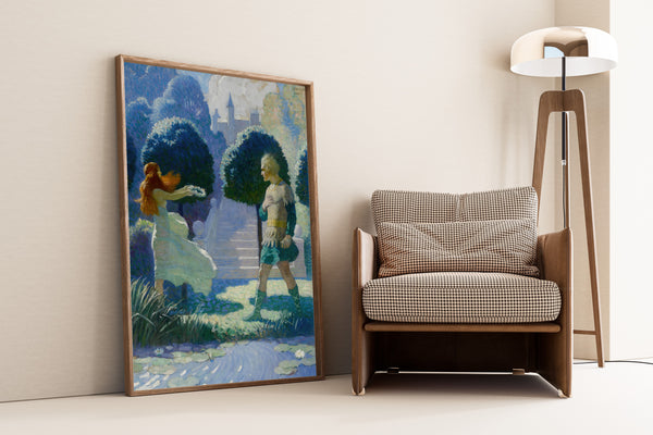 N. C. Wyeth — Ogier and Morgana | Illustration Art Print