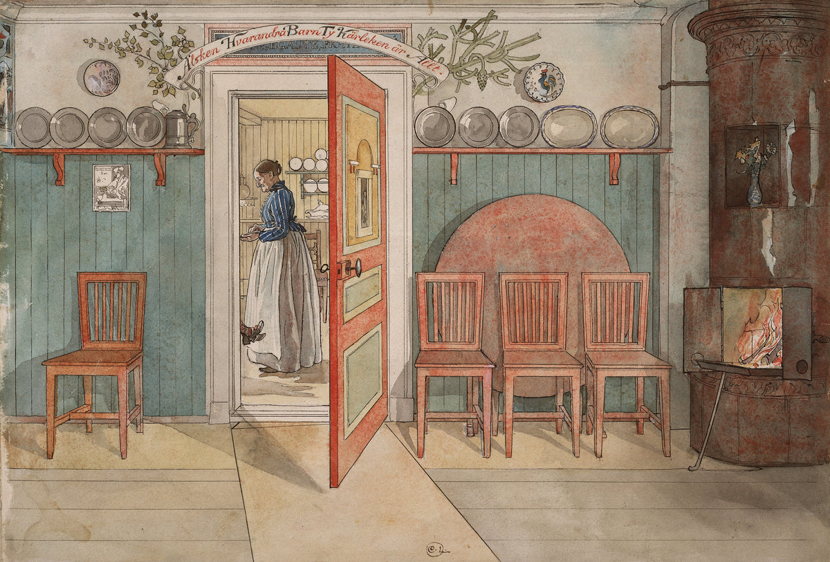 Carl Larsson — Old Anna | Swedish Watercolour Print