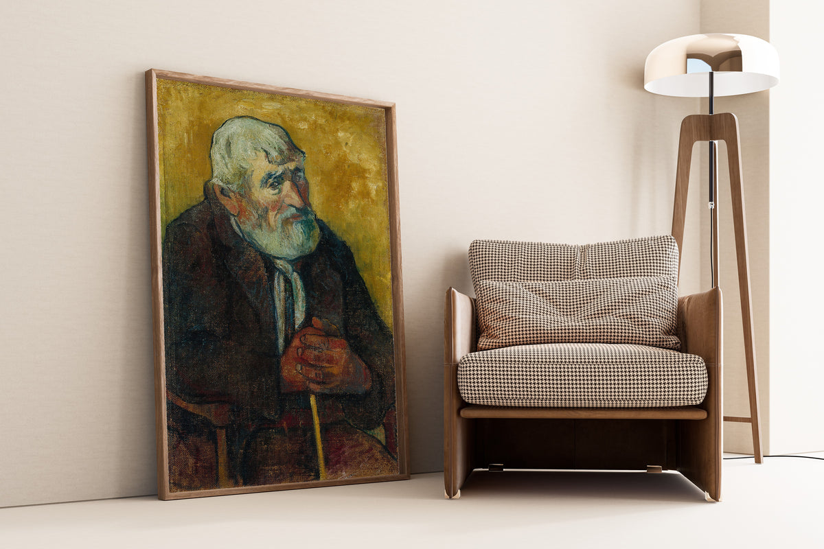 Paul Gauguin — Old Man with a Stick | Fine Art Print